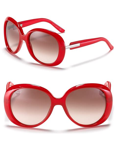 red gucci sunglasses|gucci red sunglasses women.